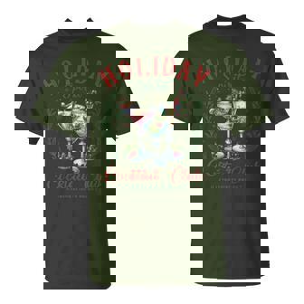 Holiday Spirit Cocktail Club Christmas Cocktail Drink T-Shirt - Thegiftio
