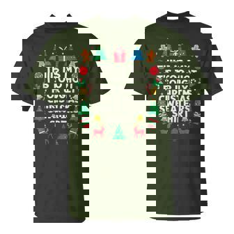 Too Hot Ugly Christmas Sweaters Family T-Shirt | Mazezy