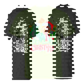 I'll Be Home For Christmas Trump Santa 2024 Christmas T-Shirt - Monsterry