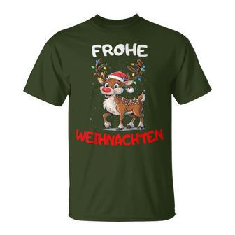 Lustige Rentier Frohe Christmas T-Shirt - Geschenkecke