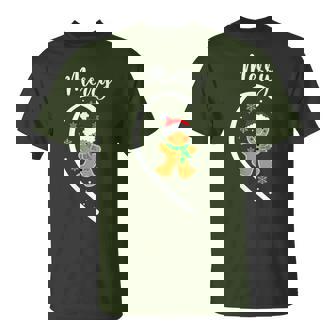 Merry Christmas Gingerbread Couple Christmas Pajama Matching T-Shirt - Thegiftio UK