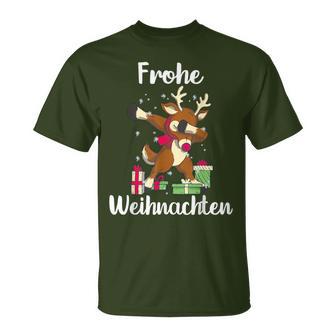 Merry Christmas Reindeer Christmas Eve T-Shirt - Geschenkecke