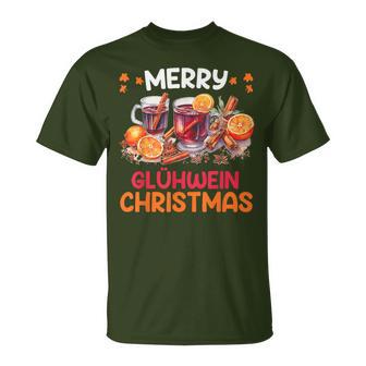 Merry Glühwein Christmas Feuerzangenpunch Christmas Market T-Shirt - Geschenkecke