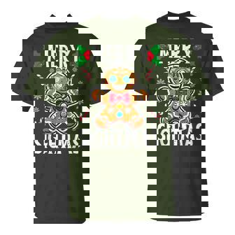 Merry Sightmas Gingerbread Man Optometrist Eye Doctor Xmas T-Shirt - Monsterry