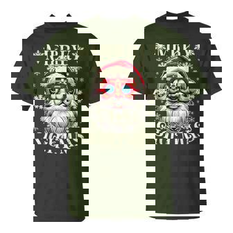 Merry Sightmas Santa Optometrist Optometry Eye Doctor Xmas T-Shirt - Monsterry