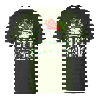 Mimi Claus Christmas Lights Pajama Family Matching T-Shirt - Monsterry