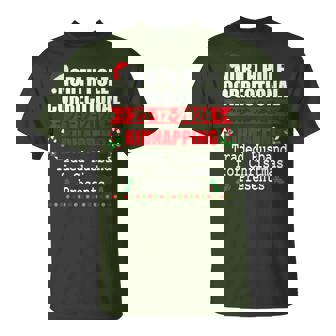 North Pole Correctional Christmas Kidnapping Traded Husband T-Shirt - Thegiftio