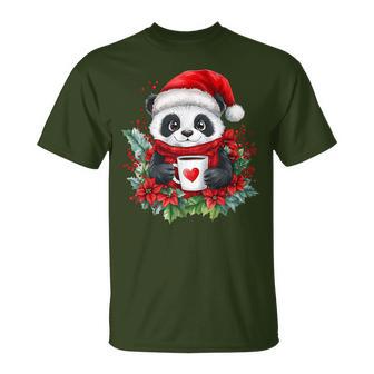 Panda Christmas Children Christmas Panda T-Shirt - Geschenkecke