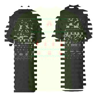 Pap Pap Ugly Xmas Holiday Party Ugly Sweater Christmas T-Shirt | Mazezy