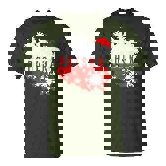 Polska Flag Eagle Country Pride Santa Hat Christmas T-Shirt - Monsterry