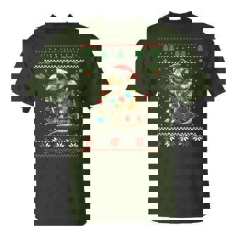 Rat Santa Hat Ugly Christmas Sweater Xmas T-Shirt | Mazezy
