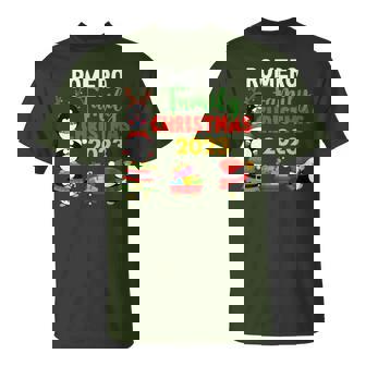Romero Family Name Romero Family Christmas T-Shirt - Monsterry