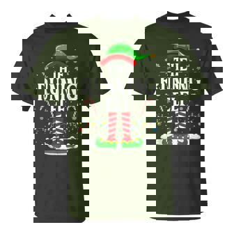 The Running Elf Xmas Running Runner Christmas Running T-Shirt | Seseable UK