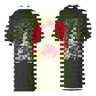 Santa Teresa De Lisieux Flor Rosa Cristiana Católica Santa Camiseta unisex - Regaloses