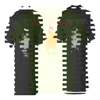 Ugly Christmas Sweater Chickmas Chicken T-Shirt - Monsterry