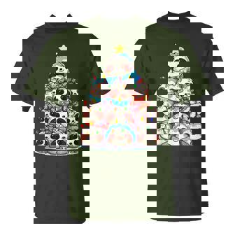 Ugly Christmas Sweater Sloth Tree Christmas Sloth T-Shirt - Seseable