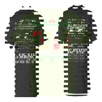 I Want More Guitars Guitarist Ugly Christmas Sweaters T-Shirt | Seseable UK