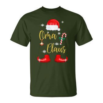 Women's Grandma Claus Matching Christmas Pyjamas Grandma T-Shirt - Geschenkecke