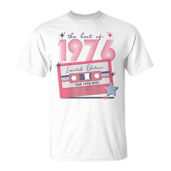 1976Intageintage Birthday Retro Disco Women's Pink T-Shirt - Geschenkecke