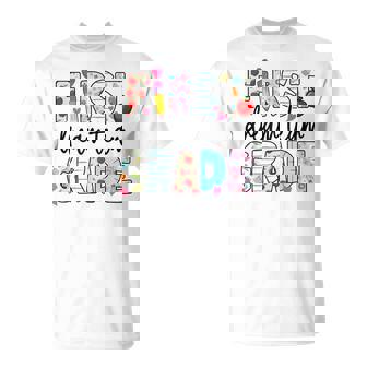 1St Grade Dream Team Teacher Happy First Day Of School T-Shirt | Mazezy