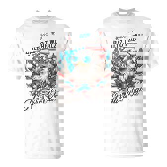 2024 Ballz To The Walz Harris Walz Sunglasses Eagle Election T-Shirt - Monsterry