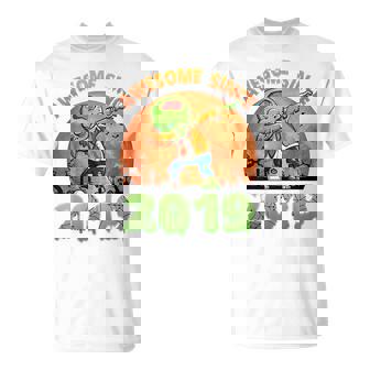 5Th Birthday Halloween 5 Years Old Zombie Awesome Since 2019 T-Shirt - Thegiftio UK
