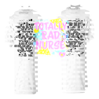 80S 90S Nurse Costume Lazy Halloween Party Theme 1980S 1990S T-Shirt - Monsterry