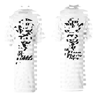Akita Mama Heart Paw Cute Dog Lover Akita Inu Mom T-Shirt - Monsterry