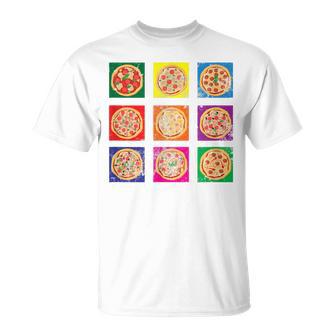 Amateur De Pizza Coloré Etieilli T-Shirt - Cadeauxyz