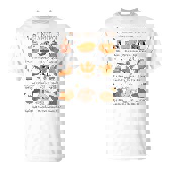 Autumn Christian Thanksgiving Bible Verse I Am Thankful For T-Shirt - Thegiftio UK