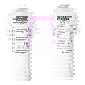 Bachelorette Party & Hen Night Checklist Bride Dares Game Tank Top T-Shirt - Monsterry
