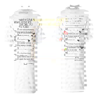 Bachelorette Party Checklist Hen Night Dares Game Tank Top T-Shirt - Monsterry