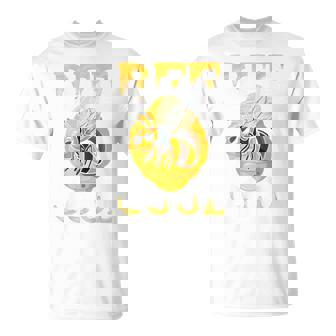 Backprint Bee Cool Cool Impresión De Abejas Y Abejas Camiseta unisex - Regaloses