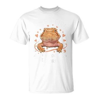 Bearded Dragon Just A Girl Who Loves Bearded Dragon T-Shirt - Thegiftio