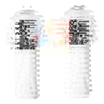 Ben Drankin Beer 4Th Of July Vintage Flag T-Shirt | Mazezy