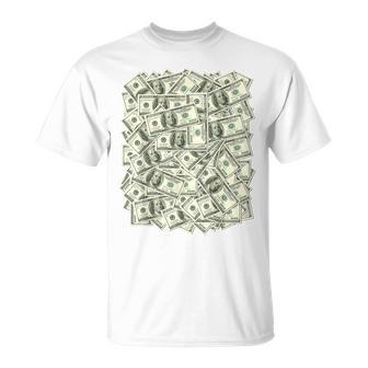 Billets De 100 Dollars Cadeau Amusant T-Shirt - Cadeauxyz