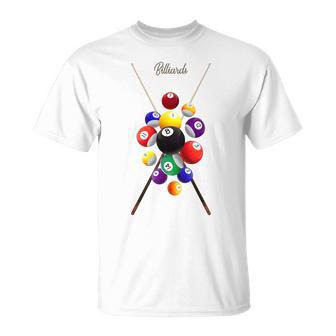 Billiards Pool T-Shirt - Geschenkecke