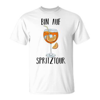 Bin Auf Spritztour Jga Hen Party Spritz S T-Shirt - Geschenkecke