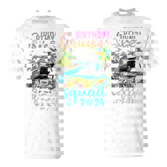 Birthday Cruise Squad 2024 Vacation Party T-Shirt - Monsterry