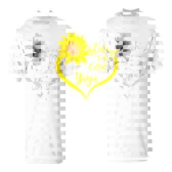 Blessed To Be Called Yaya Sunflower Lovers Grandma T-Shirt - Monsterry