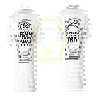 Blue Mayonnaise Diy Halloween Costume Mayo Condiments T-Shirt | Mazezy