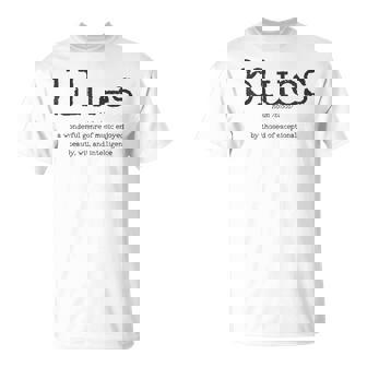 Blues Music Definition Músico Guitarrista Divertido Regalo Camiseta unisex - Regaloses