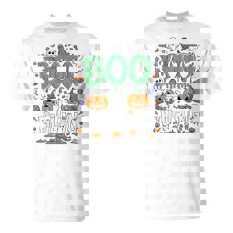 Boo Anti Bullying Halloween Orange Unity Day Boys T-Shirt - Monsterry