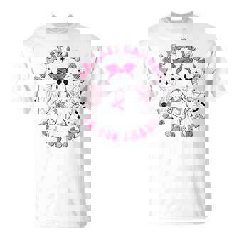 Breast Cancer Is Ghost Halloween Breast Cancer Awareness T-Shirt - Monsterry