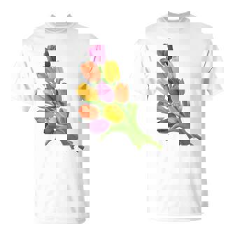 Camisa Tulipanes De Primavera Para Es Flor De Tulipán Manga Larga Camiseta unisex - Regaloses