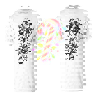 Candy Cane Crew Christmas Light Family Xmas Santa Boys Girls T-Shirt - Thegiftio