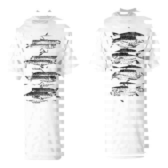 Canned Sardines Lover Vintage Sardine Fish T-Shirt - Monsterry