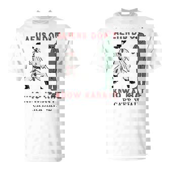 Carter Vail Aliens Dont Know Karate T-Shirt - Thegiftio UK