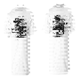 Chasseur Sanglier Motiv Chasse Chasseur Sanglier T-Shirt - Cadeauxyz