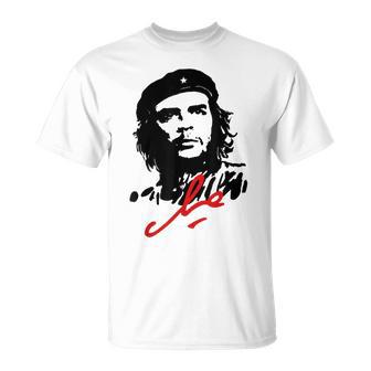 Che Guevara Cuba Rebel Signature Guerilla Icon Revolution T-Shirt - Geschenkecke